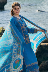 3-PC Unstitched Embroidered Lawn Collection CSN6-06