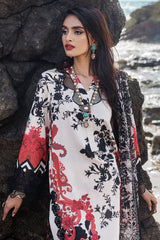 3-PC Embroidered Lawn Shirt with Embroidered Chiffon Dupatta and Trouser DSCC4-29