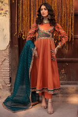 3-PC Embroidered Lawn Shirt with Organza Duaptta and Trouser CNP-4-023