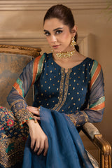 3-Pc Unstitched Premium Luxury Handwork Chiffon with Premium Embroidered Dupatta DJW4-09