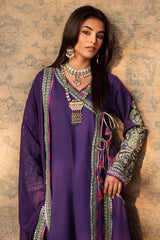 3-PC Embroidered Lawn Shirt with Chiffon Dupatta and Trouser CNP-4-015