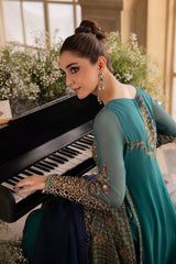 3-Pc Unstitched Premium Luxury Handwork Chiffon with Premium Embroidered Dupatta DJW4-07