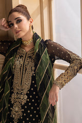 3-Pc Unstitched Premium Luxury Handwork Chiffon with Premium Embroidered Dupatta DJW4-06