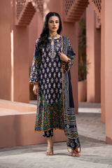 3-PC Unstitched Printed Lawn Collection CP4-34