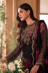 3-PC Unstitched Embroidered Chiffon VSL5-09