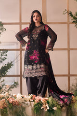 3-PC Unstitched Embroidered Chiffon VSL5-09