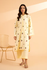 2-PC Embroidered Lawn Shirt with Trouser CNP-4-3S (YELLOW)