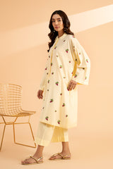 2-PC Embroidered Lawn Shirt with Trouser CNP-4-3S (YELLOW)