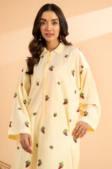 2-PC Embroidered Lawn Shirt with Trouser CNP-4-3S (YELLOW)