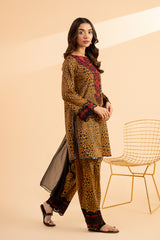 3-PC Embroidered Lawn Shirt with Chiffon Dupatta and Trouser CNP-4-23S