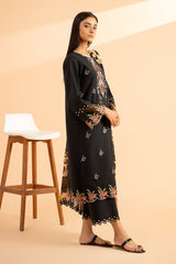 3-PC Embroidered Lawn Shirt with Embroidered Chiffon Dupatta and Trouser AS4-57