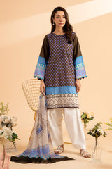 2-PC Printed Shirt with Chiffon Dupatta CPM22-77