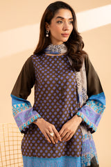 2-PC Printed Shirt with Chiffon Dupatta CPM22-77