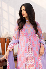 2-PC Printed Cotton Shirt with Chiffon Dupatta CPM-4-033