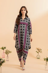 2-PC Printed Cotton Shirt with Trouser CPM-4-8S