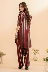 2-PC Printed Cotton Shirt with Trouser CPM-4-3S