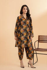 2-PC Printed Cotton Shirt with Trouser CPM-4-4S