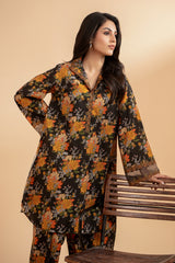 2-PC Printed Cotton Shirt with Trouser CPM-4-4S