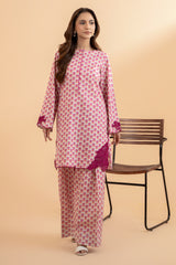 2-PC Embroidered Cotton Shirt with Trouser CPM-4-11S