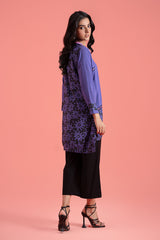 1-PC Staple Silk Shirt Iris Ocean CTA20-21