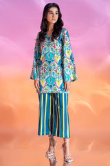 2-PC Printed Lawn Shirt with Trouser CPM-4-280