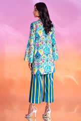 2-PC Printed Lawn Shirt with Trouser CPM-4-280