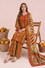 3-PC Stitched Embroidered CPM-6-237