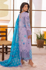 3-PC Unstitched Embroidered Lawn Collection CRN5-12