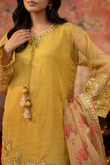 3-PC Embroidered  Organza CMA-6-95