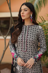 3-PC Unstitched Embroidered Lawn Collection CC6-008