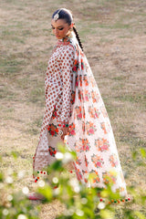3-PC  Embroidered Lawn Collection Suit CH6-06 P