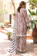 3-PC Unstitched Embroidered   Lawn  SLC27-06