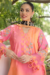 3-PC Unstitched Embroidered Lawn Collection CC6-010