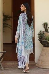 3-PC Unstitched Embroidered Lawn RN6-03