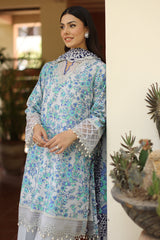 3-PC Unstitched Embroidered Lawn RN6-03