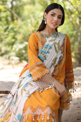 3-PC Unstitched Embroidered Lawn Collection IN6-09