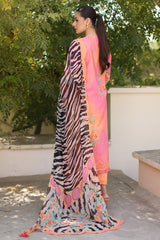 3-PC Unstitched Embroidered Lawn Collection CC6-010