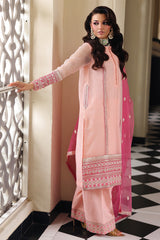 3-PC  Embroidered Cotton Net CMA-5-235