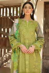 3-PC Unstitched Embroidered Lawn Collection  AN6-08