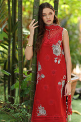 3-PC Unstitched Embroidered Lawn Collection RM6-07