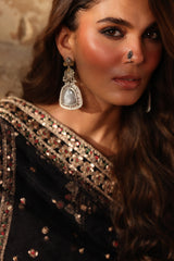 3-PC Embroidered Raw-Silk Suit CMA-5-078