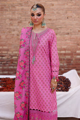 3-PC Unstitched Embroidered Lawn Collection CH6-01