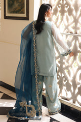 3-PC  Embroidered Cotton Net CMA-5-238