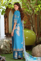 3-PC Unstitched Embroidered Lawn Collection RM6-03