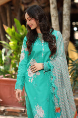 3-PC Unstitched Embroidered Lawn Collection RM6-06