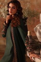 3-PC Embroidered Raw-Silk Suit CMA-5-079