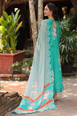 3-PC Unstitched Embroidered Lawn Collection RM6-06