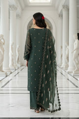 3-PC Embroidered Organza Suit CMA-5-133A