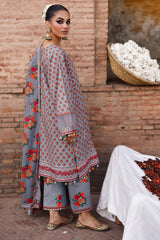 3-PC Unstitched Embroidered Lawn Collection CH6-04