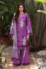 3-PC Unstitched Embroidered Lawn Collection RM6-04